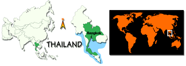 Map of Thailand